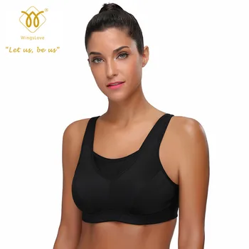 WingsLove Women Sport Bra Non Padded Full Coverage High Impact Wirefree Fitness Plus Size Bra
WingsLove Women Sport Bra Non Padded Full Coverage High Impact Wirefree Fitness Plus Size Bra