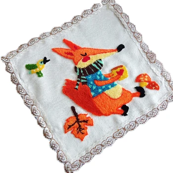 DIY Knitting Wool Rug Hooking Small Cover Towel Kit Handcraft Woolen Embroidery Creative Gift with Embroidery Frame Punch Needle
DIY Knitting Wool Rug Hooking Small Cover Towel Kit Handcraft Woolen Embroidery Creative Gift with Embroidery Frame Punch Needle