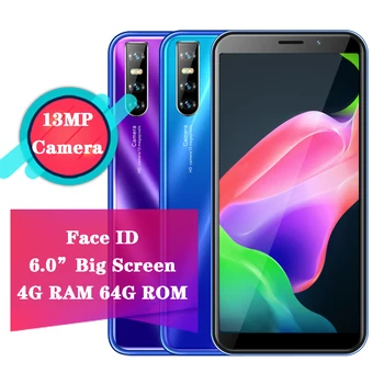 Android mobile phones 9T Pro Global 4G RAM 64G ROM quad core smartphone 6.0'' 13mp Face ID unlocked celulares 3G WCDMA WIFI 2SIM
Android mobile phones 9T Pro Global 4G RAM 64G ROM quad core smartphone 6.0'' 13mp Face ID unlocked celulares 3G WCDMA WIFI 2SIM
