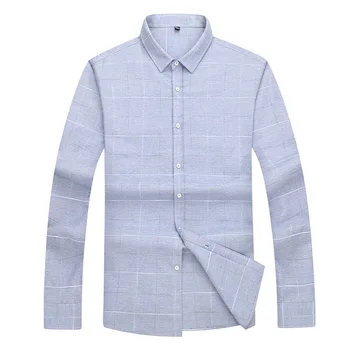 Autumn plus Size Men Long Sleeve Shirt Plus Fat plus Size Grid Loose Backing Shirt Fat Man Men's Wear Top
Autumn plus Size Men Long Sleeve Shirt Plus Fat plus Size Grid Loose Backing Shirt Fat Man Men's Wear Top