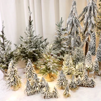 Christmas Tree Mini Pine Tree With Wood Base DIY Home Table Top Decor Christmas Artificial Frosted Sisal Small Trees Party Decor
Christmas Tree Mini Pine Tree With Wood Base DIY Home Table Top Decor Christmas Artificial Frosted Sisal Small Trees Party Decor