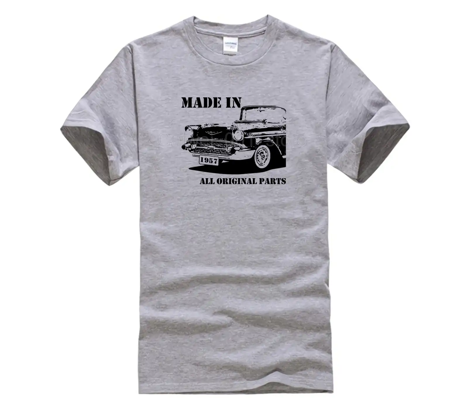 shirt 60th birthday vintage car made in 1957 gift idea print men