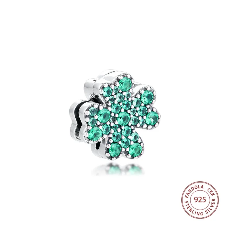 Authentic 925 Sterling Silver Pave Four-Leaf Clover Clip Charms Beads DIY Jewelry Making Fits Reflexions Charm Bracelet 2020 New
Authentic 925 Sterling Silver Pave Four-Leaf Clover Clip Charms Beads DIY Jewelry Making Fits Reflexions Charm Bracelet 2020 New