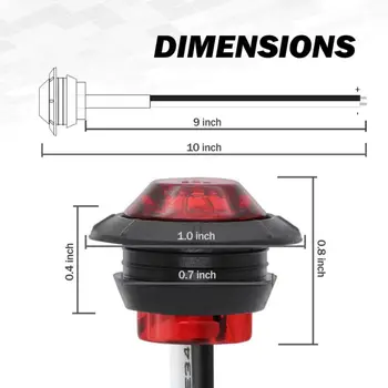 Marine Boat Deck Starboard Lights Boat Navigation Light Gap light 8x Red/Green 3/4" INCH
Marine Boat Deck Starboard Lights Boat Navigation Light Gap light 8x Red/Green 3/4" INCH