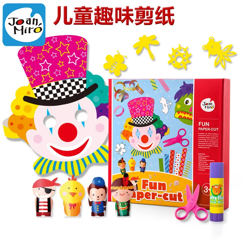 Joanmiro Merlot Children Fun Paper Cutting Set Kindergarten Hand-made DIY Paper-cut Book
Joanmiro Merlot Children Fun Paper Cutting Set Kindergarten Hand-made DIY Paper-cut Book