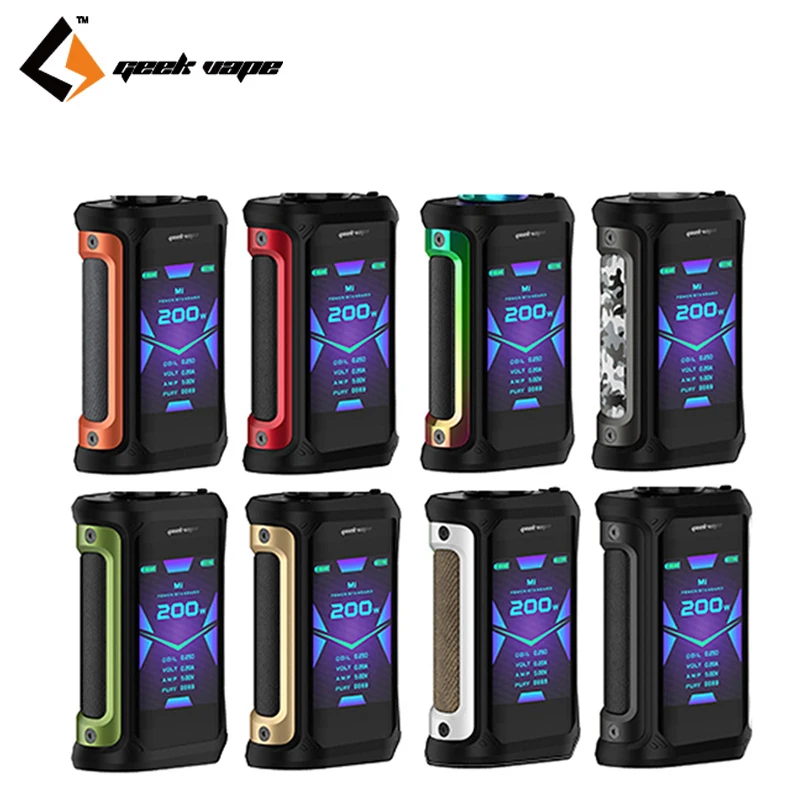 Оригинальный мод Geekvape Aegis X 200 Вт TC чипсет AS 2 0 питание от двух батарей 18650 для