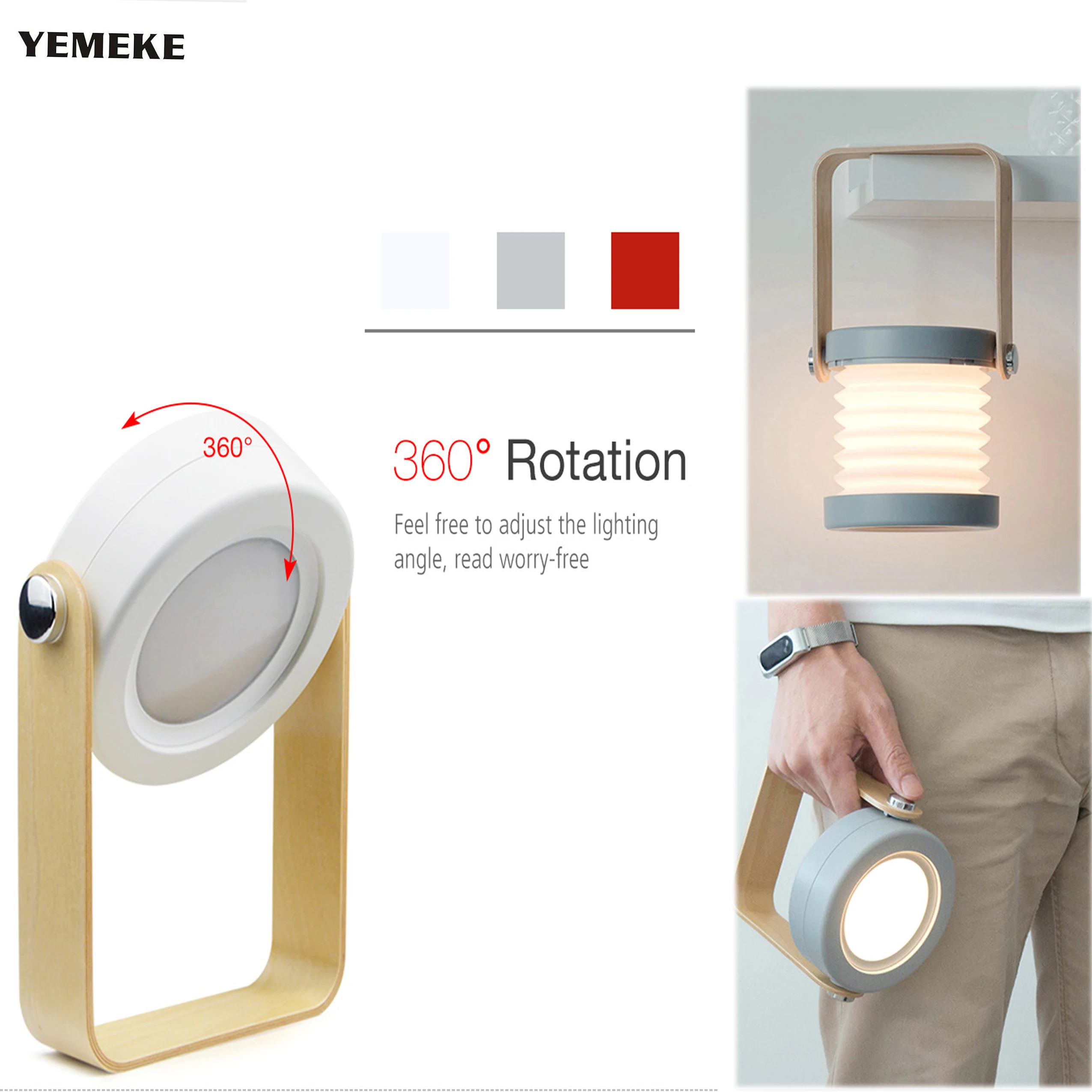 Portable Light Touch Dimmable Tent Lanterns Rechargeable Powerful LED light Battery Searchlight Flexible Work Lamp For Camping
Portable Light Touch Dimmable Tent Lanterns Rechargeable Powerful LED light Battery Searchlight Flexible Work Lamp For Camping