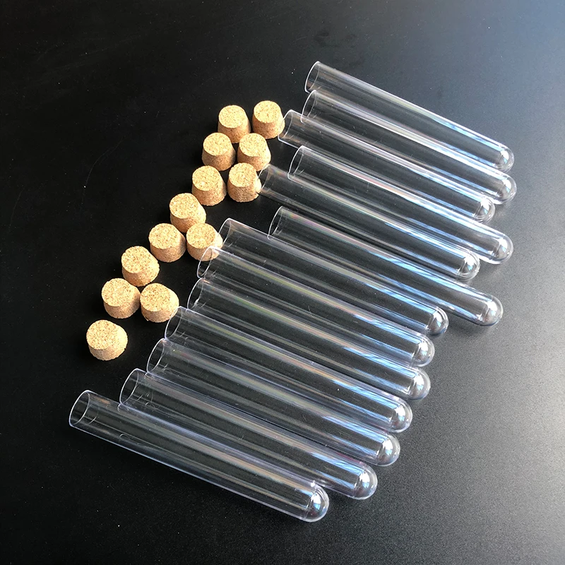 100PCS 12x100mm Clear Plastic Test Tube,School Supplies Lab Equipments Round Bottom Tube Vial with Cap,Wedding Favor Gift Tube
100PCS 12x100mm Clear Plastic Test Tube,School Supplies Lab Equipments Round Bottom Tube Vial with Cap,Wedding Favor Gift Tube