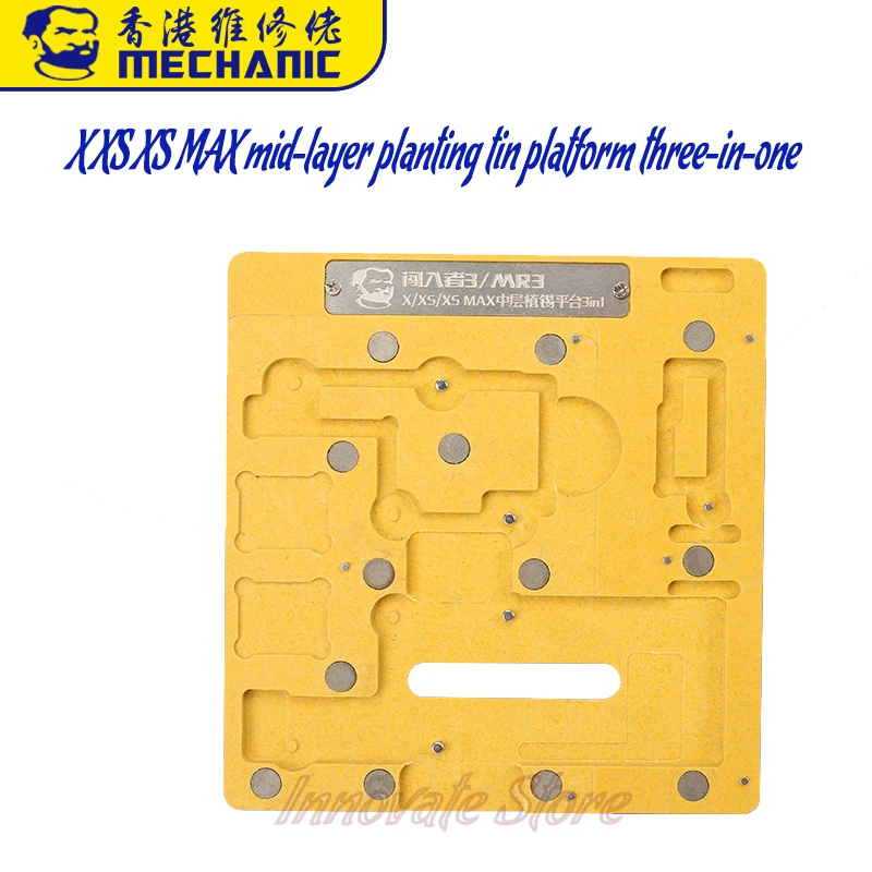 MECHANIC MR3 3-in-1 mid-layer planting tin platform square square fillet automatic positioning iPhoneX XS XS MAX mobile phone re
MECHANIC MR3 3-in-1 mid-layer planting tin platform square square fillet automatic positioning iPhoneX XS XS MAX mobile phone re