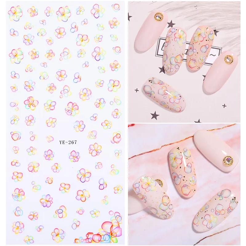 Flower Design 3D Nail Stickers Mixed Patterns Self-adhesive Transfer Decals Floral Slider Papers Nail Art Decoration
Flower Design 3D Nail Stickers Mixed Patterns Self-adhesive Transfer Decals Floral Slider Papers Nail Art Decoration