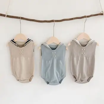 Newborn Baby Boy Girl Jumpsuit Solid Button Sleeveless Bodysuit Outfits Knitted Summer Clothes
Newborn Baby Boy Girl Jumpsuit Solid Button Sleeveless Bodysuit Outfits Knitted Summer Clothes