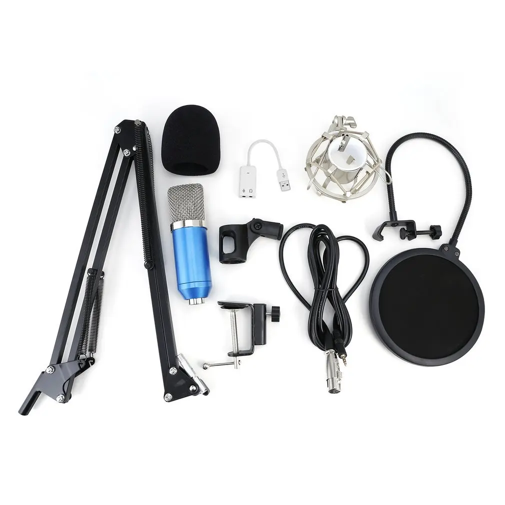 Studio Condenser Microphone Sound Recording Audio Wired Dynamic Vocal Arm Stand For live Radio Broadcasting KTV Karaoke
Studio Condenser Microphone Sound Recording Audio Wired Dynamic Vocal Arm Stand For live Radio Broadcasting KTV Karaoke