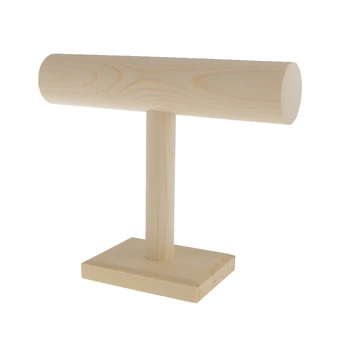 Wooden T-bar Jewelry Display Stands for Necklace Bracelet Chain Watch Holder Organizer Rack Shelf
Wooden T-bar Jewelry Display Stands for Necklace Bracelet Chain Watch Holder Organizer Rack Shelf