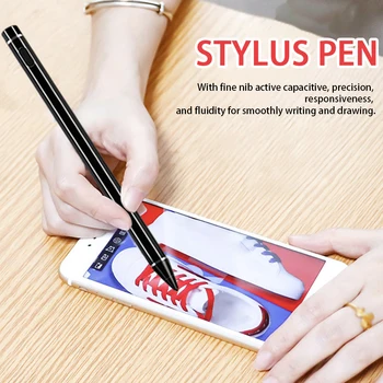 Portable Touch Screens Tablet Accessories Fine Point Tip Drawing Universal Active Digital Stylus Pen Smooth Writing For Android
Portable Touch Screens Tablet Accessories Fine Point Tip Drawing Universal Active Digital Stylus Pen Smooth Writing For Android