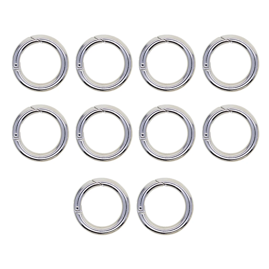 10Pcs Round Carabiner Spring Snap Keychain Hook Clip Hanging Accessories Pet Care Supply Bag Handbag Decors Embellishments
10Pcs Round Carabiner Spring Snap Keychain Hook Clip Hanging Accessories Pet Care Supply Bag Handbag Decors Embellishments