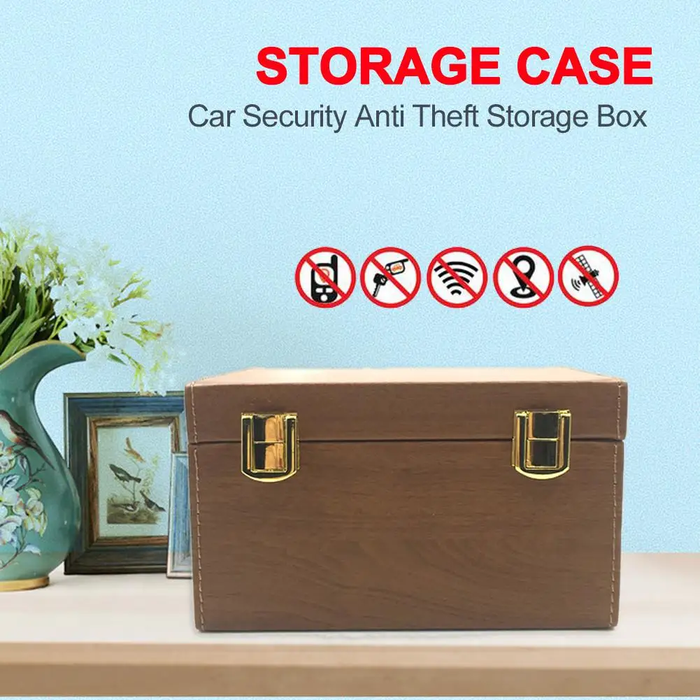 Auto Faraday Box Signal Blocker Box For Car Keys Fob Case Car Key Safe Box Keyless Cars Security Anti Theft Storage Box
Auto Faraday Box Signal Blocker Box For Car Keys Fob Case Car Key Safe Box Keyless Cars Security Anti Theft Storage Box