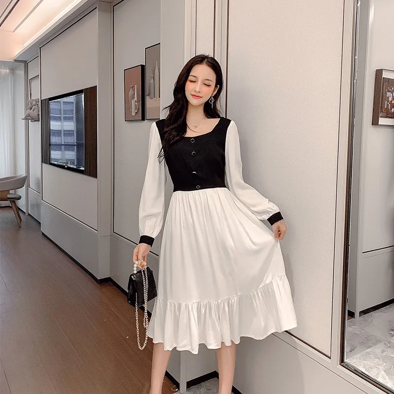 62062019 Early Autumn New Style Long Sleeve Platycodon Grandiflorum Retro French over-the-Knee Ankle Immortal Square Collar Dres
62062019 Early Autumn New Style Long Sleeve Platycodon Grandiflorum Retro French over-the-Knee Ankle Immortal Square Collar Dres