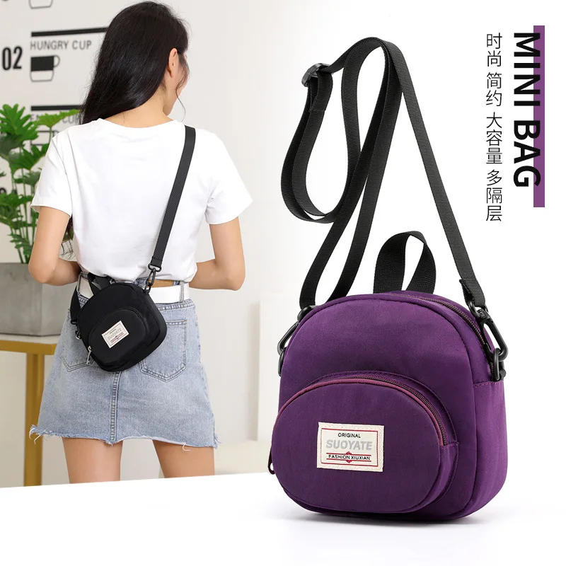 Light Nylon WOMEN'S Bag Hipster Simple Mini Fashion Shoulder Bag Shopping Travel Large-Volume Shoulder Bag
Light Nylon WOMEN'S Bag Hipster Simple Mini Fashion Shoulder Bag Shopping Travel Large-Volume Shoulder Bag