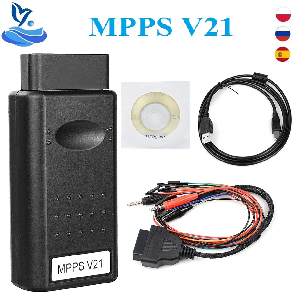 MPPS V21 кабель V18 V16 V13 ECU чип для настройки чтения и записи Flasher RDC15 EDC16 EDC17 V21| |