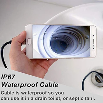 720P Endoscope Camera 8mm Lens Android USB Endoscope Flexible Snake Cable Led Light Inspection Camera For Phone PC
720P Endoscope Camera 8mm Lens Android USB Endoscope Flexible Snake Cable Led Light Inspection Camera For Phone PC