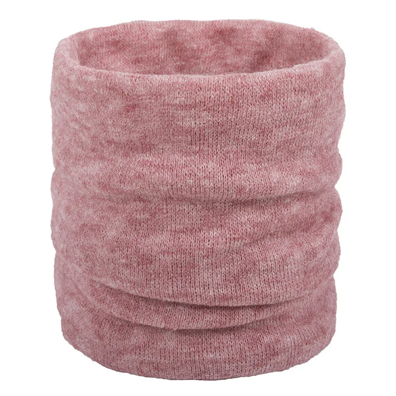 Зимние вязаные шарфы для детей шарфы-кольца мальчиков и девочек детский шейный