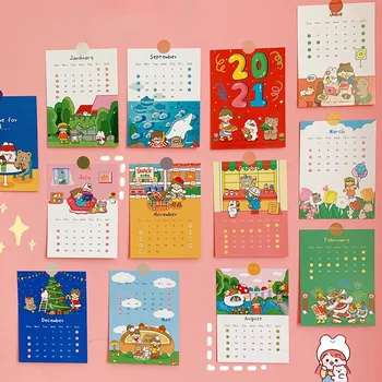 12 Sheets Kawaii Girl Rabbit 2021 Calendar Postcard Cartoon Monthly Cards Photo Props Office Planner Memo Cards Wall Decoration
12 Sheets Kawaii Girl Rabbit 2021 Calendar Postcard Cartoon Monthly Cards Photo Props Office Planner Memo Cards Wall Decoration