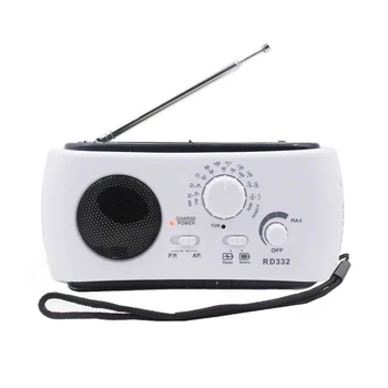 Hand Crank Generator FM/AM Emergency Radio 3 LED Light Portable Rechargeable Solar Powered Radio
Hand Crank Generator FM/AM Emergency Radio 3 LED Light Portable Rechargeable Solar Powered Radio