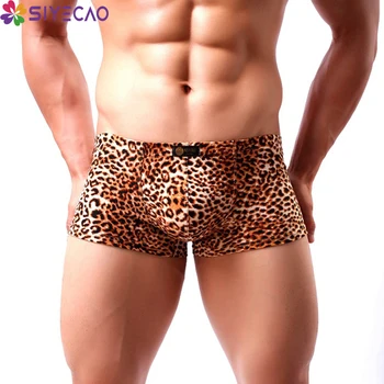 Sexy Men Boxers Leopard Print Breathable Underwear Male Comfortable Panties Underpants Cueca Boxer Shorts Homme For Mens Boxers
Sexy Men Boxers Leopard Print Breathable Underwear Male Comfortable Panties Underpants Cueca Boxer Shorts Homme For Mens Boxers