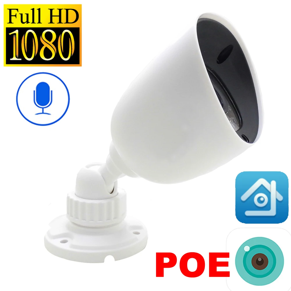 POE Ip Camera 1080p HD Audio Cctv Security Video SurveillanceInfrared Home Bullet IPCam Outdoor Waterproof Onvif IPC Home Camera
POE Ip Camera 1080p HD Audio Cctv Security Video SurveillanceInfrared Home Bullet IPCam Outdoor Waterproof Onvif IPC Home Camera