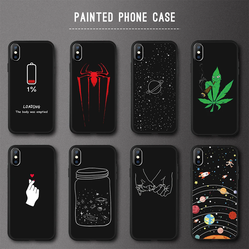 Painted Pattern TPU Case For iPhone 6 7 8 Plus X Matte Silicone Phone Coque For iPhone 6s Plus XS XR
Painted Pattern TPU Case For iPhone 6 7 8 Plus X Matte Silicone Phone Coque For iPhone 6s Plus XS XR