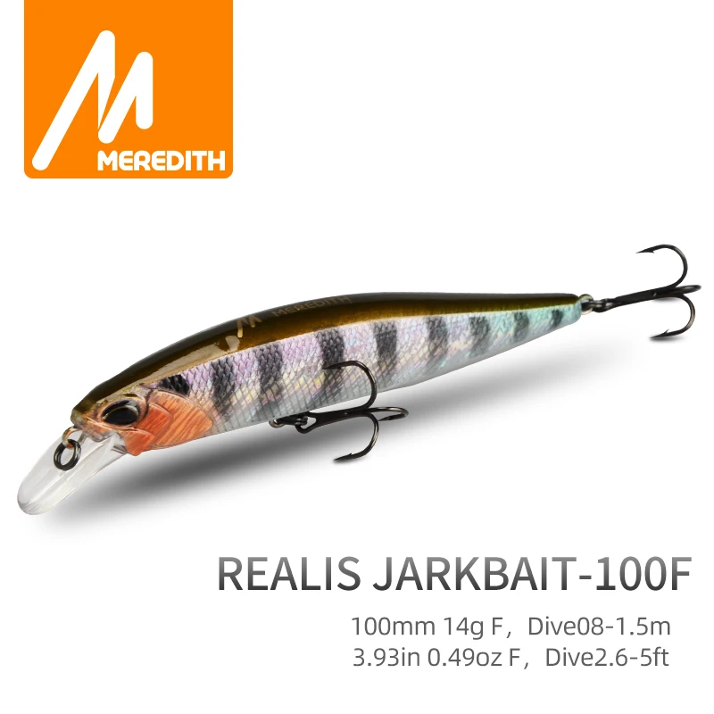 MEREDITH Hard Bait Fishing Lures 24color for Choose Minnow Wobbler Quality Professional Realis JARKBAIT 100F 14g Depth0.8-1.5m
MEREDITH Hard Bait Fishing Lures 24color for Choose Minnow Wobbler Quality Professional Realis JARKBAIT 100F 14g Depth0.8-1.5m