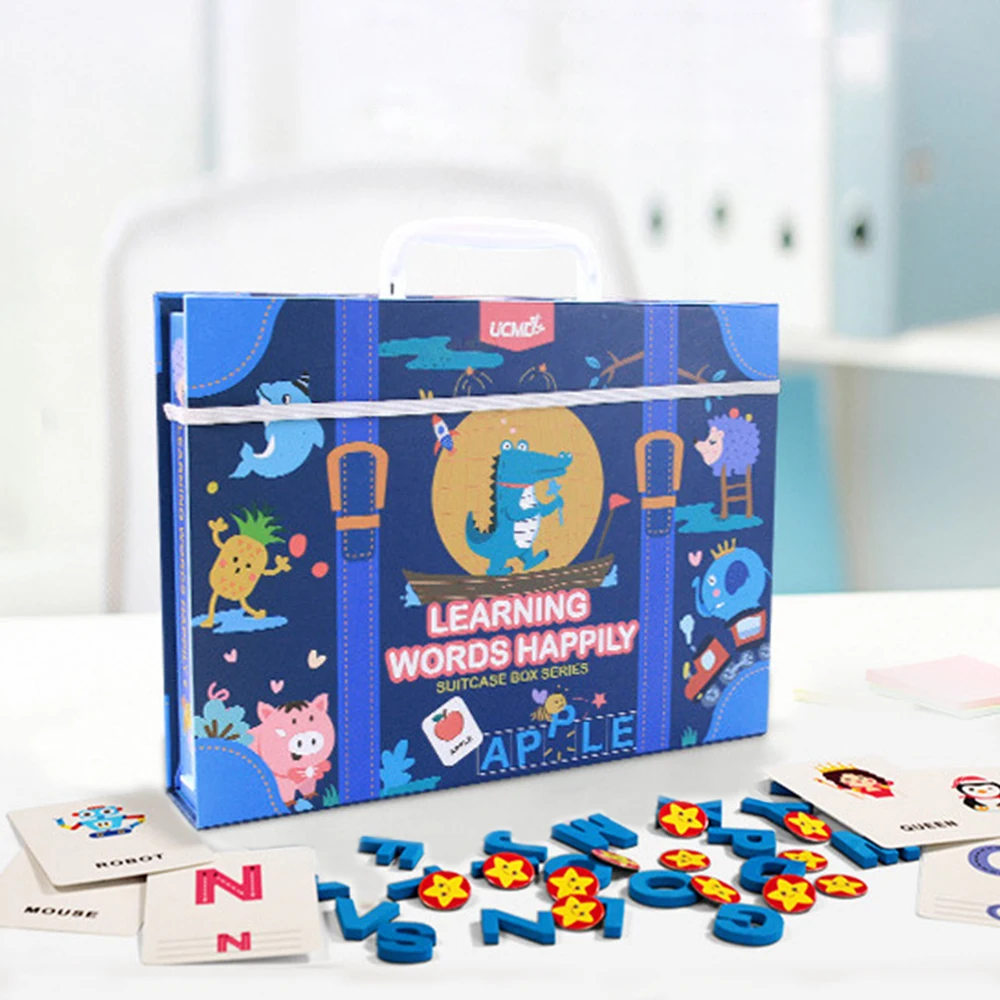 Kids Educational Magnet Puzzle Toys 2-7 Years old Children Learning ABC Alphabet Letter words happily Cognitive Animal Puzzle
Kids Educational Magnet Puzzle Toys 2-7 Years old Children Learning ABC Alphabet Letter words happily Cognitive Animal Puzzle