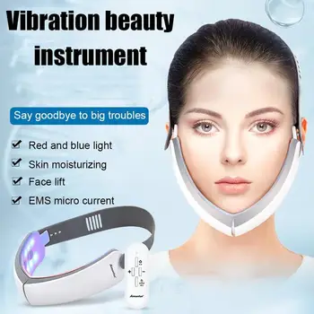 Lifting Device V-Line Massager with Led for Photon Treatment, Vibration Device for Face Slimming Care
Lifting Device V-Line Massager with Led for Photon Treatment, Vibration Device for Face Slimming Care