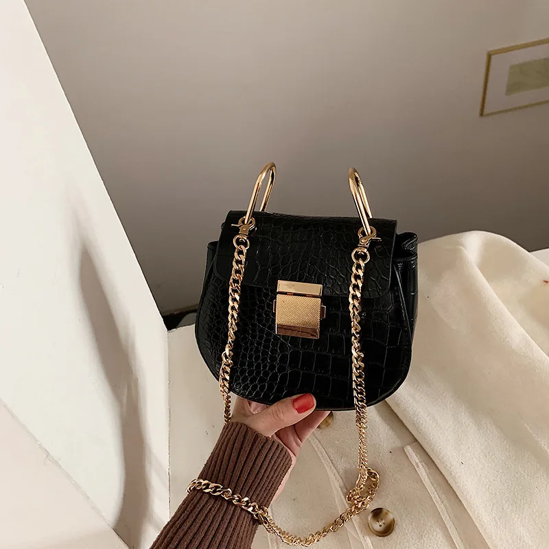 2019 Autumn And Winter Versatile Hong Kong Style Retro Bag Semicircle Bag Saddle Bag Stone Pattern Shoulder Bag WOMEN'S Bag New
2019 Autumn And Winter Versatile Hong Kong Style Retro Bag Semicircle Bag Saddle Bag Stone Pattern Shoulder Bag WOMEN'S Bag New