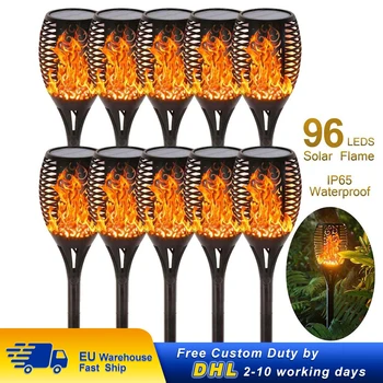 2/4/6/8/10/20pcs 96 Leds Waterproof Flickering Flame Solar Torch Light Garden Lamp Outdoors Led Solar Lamp Landscape Lighting 
2/4/6/8/10/20pcs 96 Leds Waterproof Flickering Flame Solar Torch Light Garden Lamp Outdoors Led Solar Lamp Landscape Lighting
