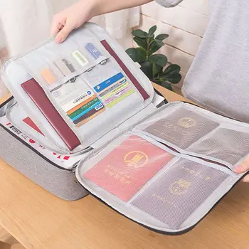 2/3 Layers Document Ticket Bag Large Capacity Certificates Files Organizer Anti-theft File Storage Bag with Lock for Home Travel
2/3 Layers Document Ticket Bag Large Capacity Certificates Files Organizer Anti-theft File Storage Bag with Lock for Home Travel