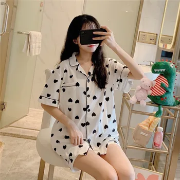 GOGONI 2020 New Arrivals Women Pajama Set 2 Piece Set Women Cotton Summer Sleepwear Set Breathable Short Pant
GOGONI 2020 New Arrivals Women Pajama Set 2 Piece Set Women Cotton Summer Sleepwear Set Breathable Short Pant