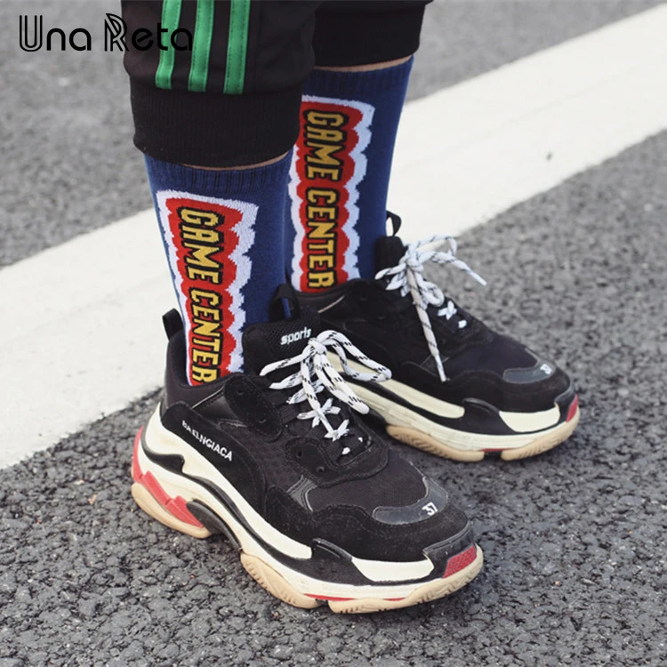 Una Reta Hip Hop Socks Men Hip Hop Crew Socks 100% Cotton Print Letter New Stylish High Street Cool Lovers Skateboard Men Socks
Una Reta Hip Hop Socks Men Hip Hop Crew Socks 100% Cotton Print Letter New Stylish High Street Cool Lovers Skateboard Men Socks