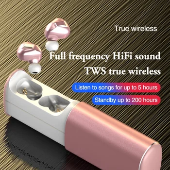 TWS T60 Mini Wireless Bluetooth Earphone Waterproof Headphones with LED Power Display with Charge Box for Wireless Devices
TWS T60 Mini Wireless Bluetooth Earphone Waterproof Headphones with LED Power Display with Charge Box for Wireless Devices
