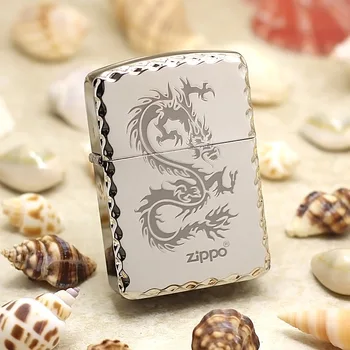 Genuine Zippo oil lighter copper windproof Silver Chinese Dragon cigarette Kerosene lighters Gift With anti-counterfeiting code
Genuine Zippo oil lighter copper windproof Silver Chinese Dragon cigarette Kerosene lighters Gift With anti-counterfeiting code
