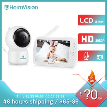 HeimVision HM233 Baby Monitor 5"LCD Screen 1080P Night Vision 360° PTZ Remote 2 Way Audio VOX 8 Lullaby Record Support SD Card
HeimVision HM233 Baby Monitor 5"LCD Screen 1080P Night Vision 360° PTZ Remote 2 Way Audio VOX 8 Lullaby Record Support SD Card