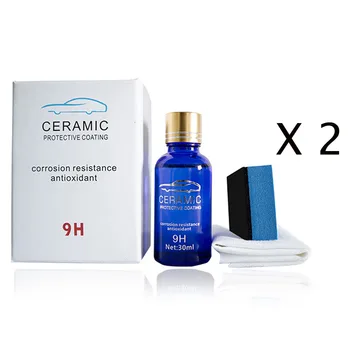 2PCS 9H Car Oxidation Liquid Ceramic Coat Super Hydrophobic Glass Coating Set Polysiloxane and Nano materials Care Multicolor H9
2PCS 9H Car Oxidation Liquid Ceramic Coat Super Hydrophobic Glass Coating Set Polysiloxane and Nano materials Care Multicolor H9