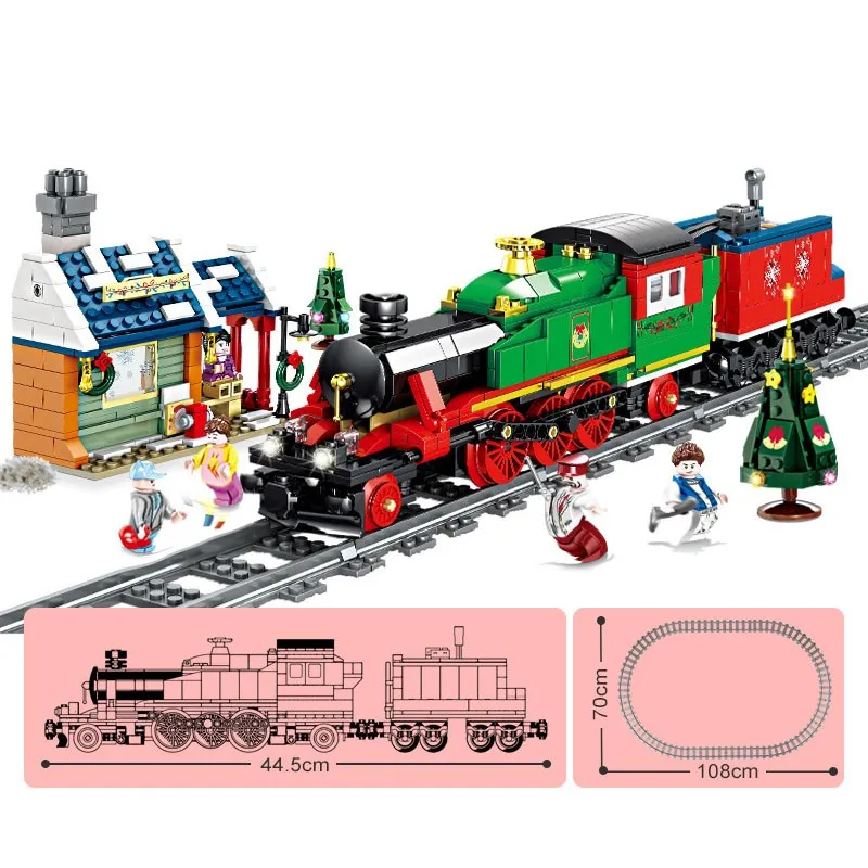 2020 New 913pcs Motorized Techic Car Model Compatible 10254 Winter Holiday Train Building Blocks Bricks Kids Christmas Gifts
2020 New 913pcs Motorized Techic Car Model Compatible 10254 Winter Holiday Train Building Blocks Bricks Kids Christmas Gifts