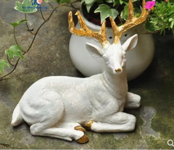 European Rural locations Golden horn deer Scene furnishing articles Garden courtyard Garden wine cabinet decoration
European Rural locations Golden horn deer Scene furnishing articles Garden courtyard Garden wine cabinet decoration
