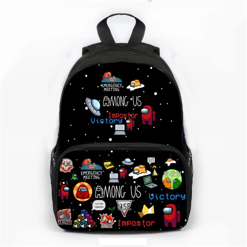 Фото 12 Inch Kids Backpack 3D Printing Lightening Children School Bag High Capacity Polyester Fashion Primary Bagpack Waterproof Sac | Багаж и