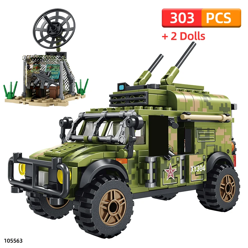 SEMBO Military Car Building Blocks Armored Tank Communication Vehicle Model Weapons Army Educational Bricks Toys for Children
SEMBO Military Car Building Blocks Armored Tank Communication Vehicle Model Weapons Army Educational Bricks Toys for Children