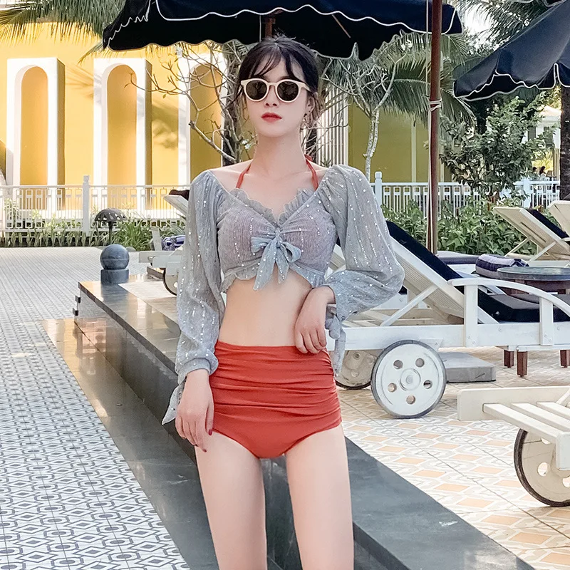 2020 New Style WOMEN'S Swimsuit Slimming South Korea Three-piece Set Split Type Bikini Hot Springs Swimwear
2020 New Style WOMEN'S Swimsuit Slimming South Korea Three-piece Set Split Type Bikini Hot Springs Swimwear