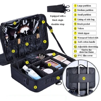 Travel storage box Cosmetic Storage Bag Multi-functional Portable Cosmetic Case Large Double-layer Custom Toolbox
Travel storage box Cosmetic Storage Bag Multi-functional Portable Cosmetic Case Large Double-layer Custom Toolbox