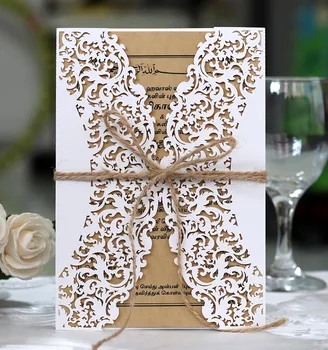 50pcs Fancy white hollow lace with rope pattern Invitation Card Greeting Card Customize Business With RSVP Card Party Supplies
50pcs Fancy white hollow lace with rope pattern Invitation Card Greeting Card Customize Business With RSVP Card Party Supplies