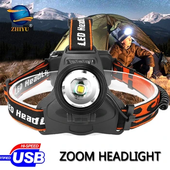 ZHIYU XML T6 LED Headlamp 3-Modes Zoom Headlight High Power 3000LM Head led Torch 18650 Rechargeable Hunting Camping Head Torch 
ZHIYU XML T6 LED Headlamp 3-Modes Zoom Headlight High Power 3000LM Head led Torch 18650 Rechargeable Hunting Camping Head Torch